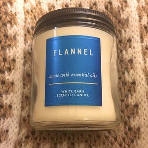 BBW Flannel Single Wick Candle by Bath & Body Works New NWT